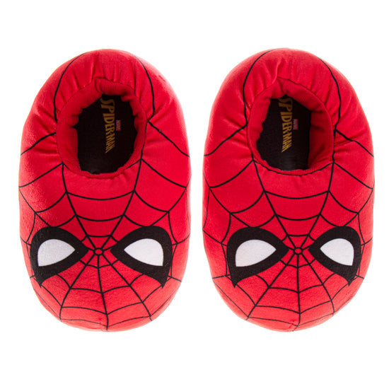 josmo Marvel Spiderman Boys Slippers The Amazing Spidey House Shoes Indoor Cozy Plush Slippers