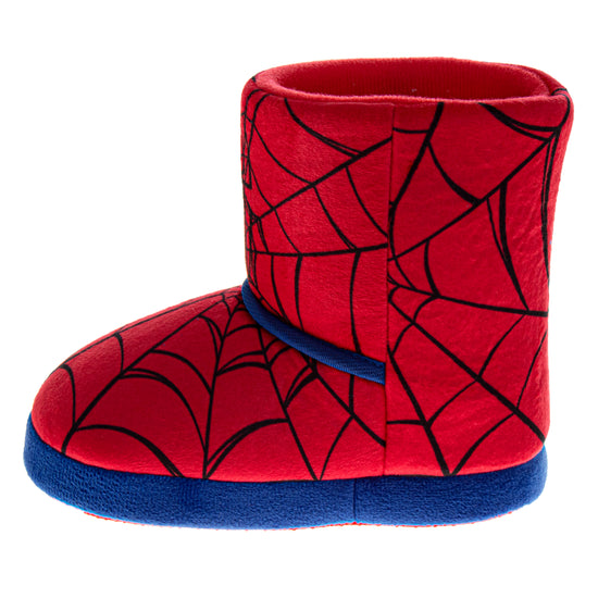 Josmo Marvel Spiderman Boys Slippers The Amazing Spidey House Shoes Indoor Cozy Plush Slippers Size Toddlers