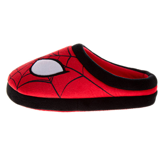 Josmo Marvel Spiderman Slippers The Amazing Spidey Boys House Shoes Indoor Cozy Plush Slippers