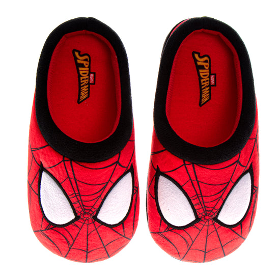 josmo Marvel Spiderman Slippers The Amazing Spidey Boys House Shoes Indoor Cozy Plush Slippers