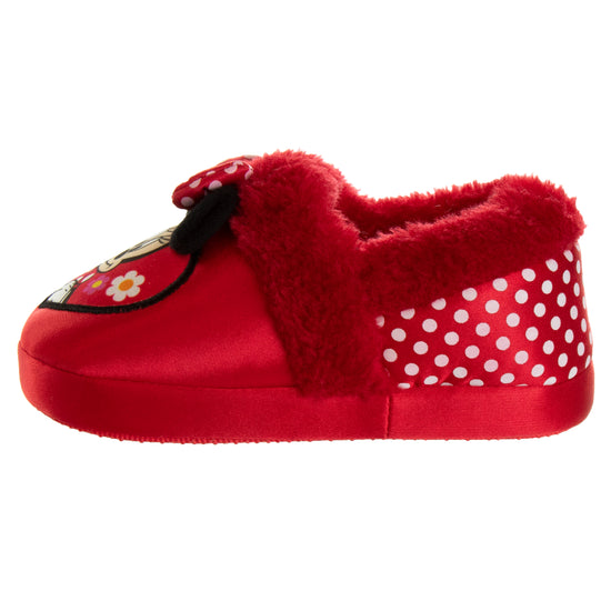 Josmo Minnie Mouse Toddler Dual Sizes Girls Minnie Slippers