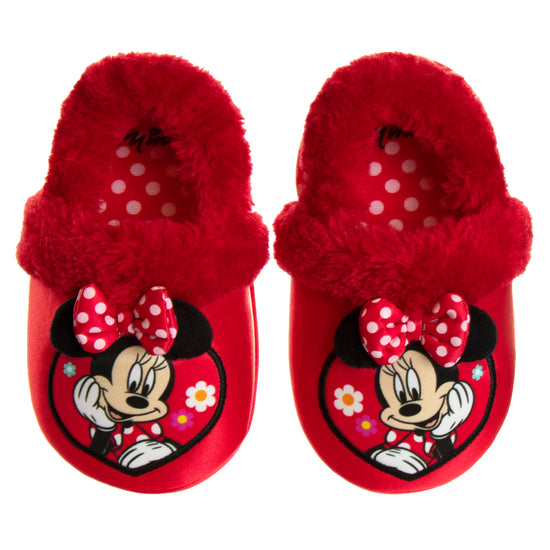 josmo Minnie Mouse Toddler Dual Sizes Girls Minnie Slippers