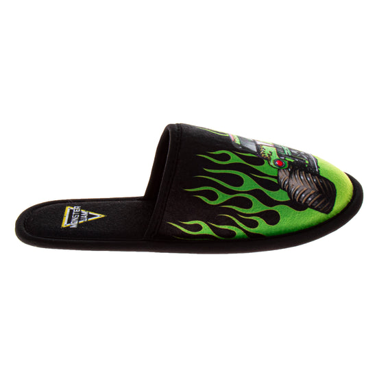 Josmo Monster Jam Boys Slippers Gravedigger Monster Truck House Shoes Indoor Cozy Plush Slippers