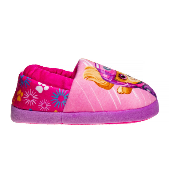 Josmo Nickelodeon Girls's' Paw Patrol Plush Fuzzy Skye And Liberty Slippers (Toddler)
