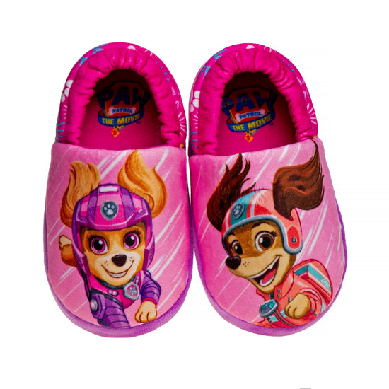 josmo Nickelodeon Girls's' Paw Patrol Plush Fuzzy Skye and Liberty Slippers (Toddler)
