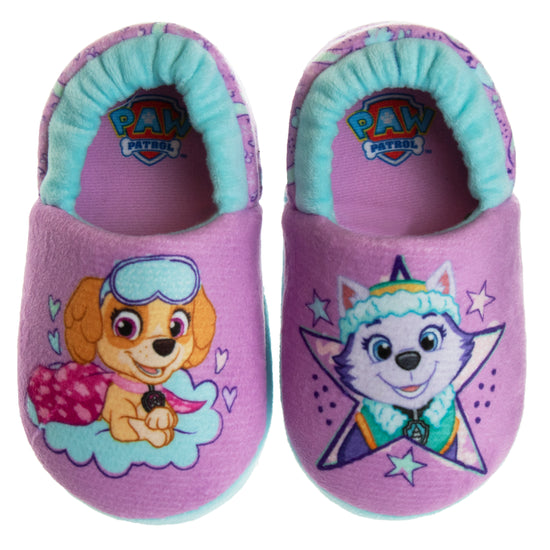 josmo Nickelodeon Paw Patrol Everest and Skye Girls Dual Sizes Slippers