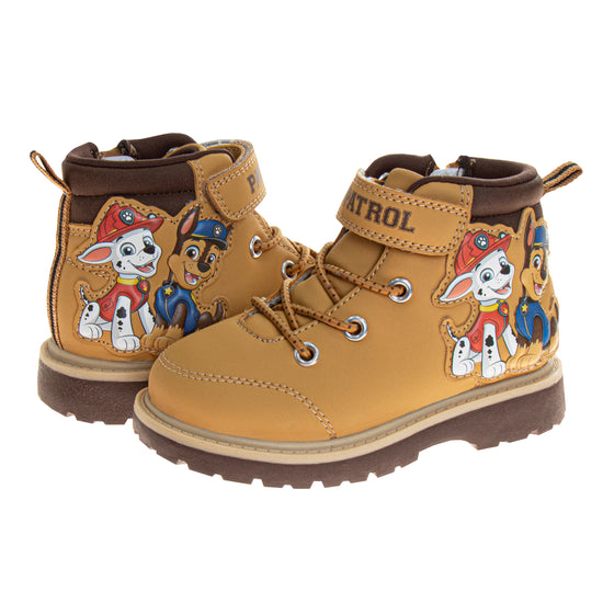 Josmo Nickelodeon Paw Patrol Hook And Loop Boys' Casual Boots. (Toddler/Little Kids)
