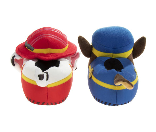 Josmo Nickelodeon Paw Patrol Marshall And Chase 3D Toddler Boys' Dual Sizes Slippers