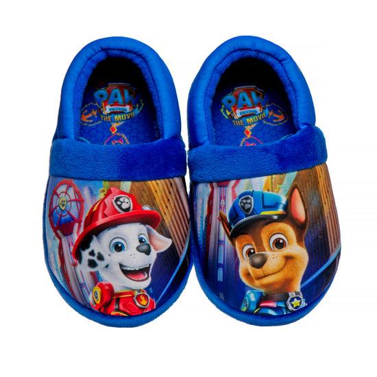 josmo Nickelodeon Paw Patrol & Sponge Bob Squarepants Toddler Boys Chase and Marshall House Shoes - Plush Lightweight Warm indoor Soft Aline House Slippers