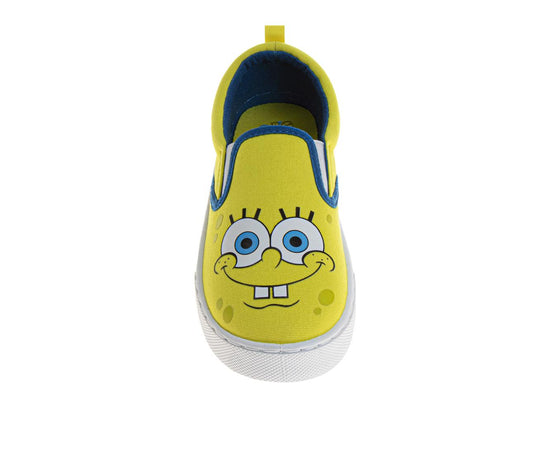 Josmo Nickelodeon SpongeBob SquarePants Boys/Girls SpongeBob And Patrick Slip On Low Top Canvas Sneakers