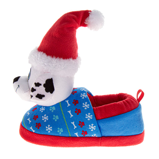 Josmo Paw Patrol Chase And Marshall Christmas Boys Slippers Cozy Plush Santa House Shoes Size Toddler