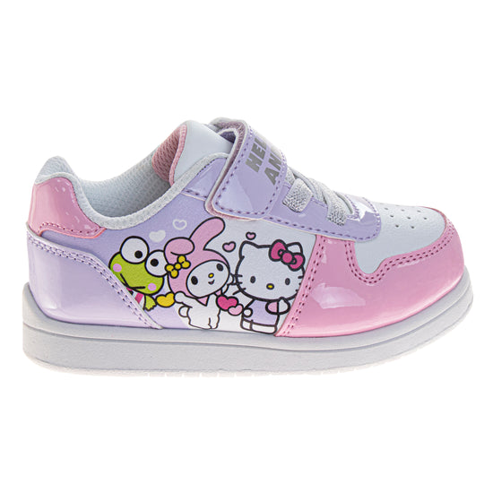 Josmo Sanrio Hello Kitty & Friends Sneakers For Girls - Lightweight Athletic Breathable Casual Shoes (Toddler)