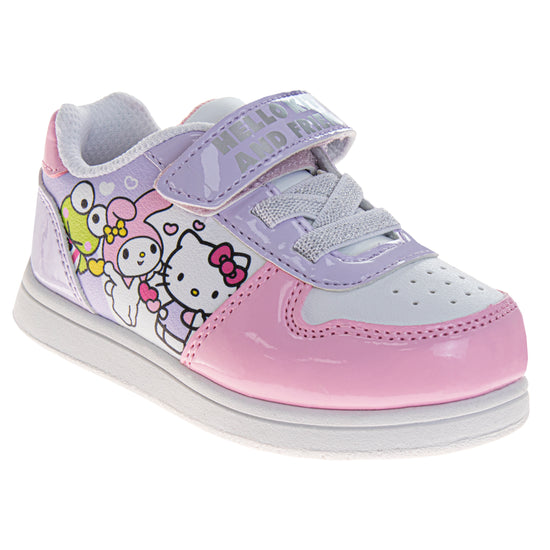 josmo Sanrio Hello Kitty & Friends Sneakers for Girls - Lightweight Athletic Breathable Casual Shoes (Toddler)