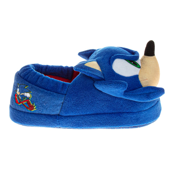 Josmo SEGA Sonic The Hedgehog Boys' Dual Sizes 3D Slippers (Toddlers)