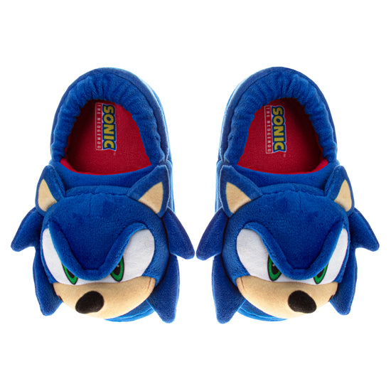 josmo SEGA Sonic the Hedgehog Boys' Dual Sizes 3D Slippers (Toddlers)