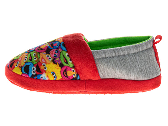 Josmo Sesame Street All Your Friends Dual Sizes Boys Slippers (Toddlers)