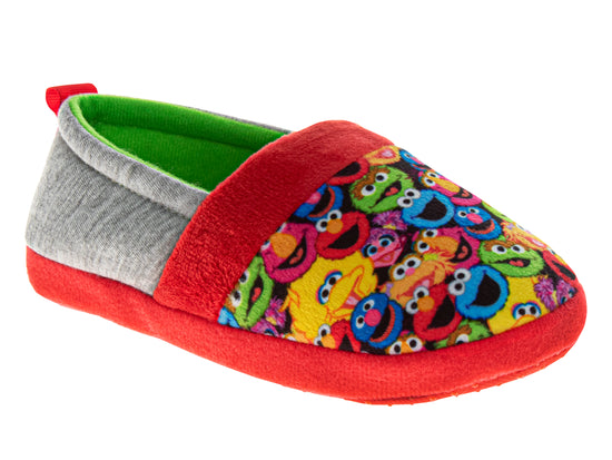 josmo Sesame Street All Your Friends Dual Sizes Boys Slippers (Toddlers)
