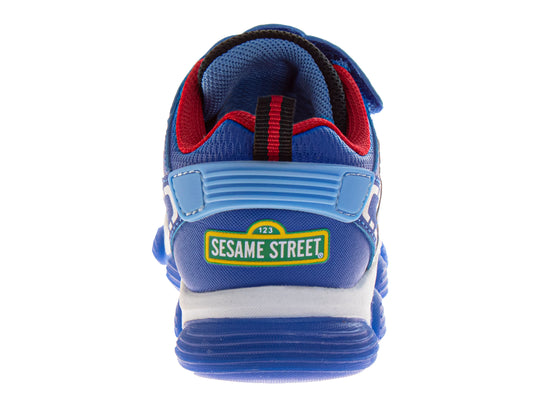Josmo Sesame Street Boys' Cookie Monster Light Up Sneakers. (Toddler/Little Kids)
