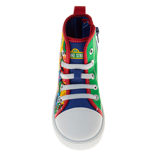 Josmo Sesame Street Boys/Girls All Your Friends Hi-Top Sneakers (Toddlers)