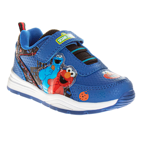 josmo Sesame Street Boys/Girls Cookie Monster & Elmo Hook and Loop Fashion Sneaker (Toddlers)
