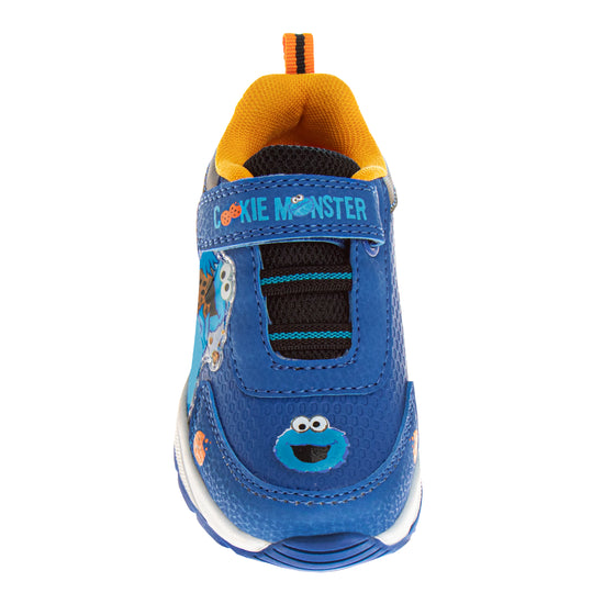 Josmo Sesame Street Boys/Girls Cookie Monster Hook And Loop Fashion Sneaker (Toddlers)