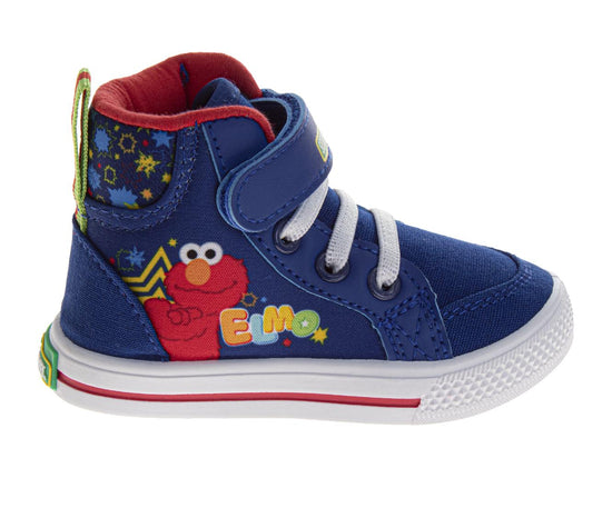 Josmo Sesame Street Boys/Girls Elmo Hi-Top Sneakers (Toddlers)