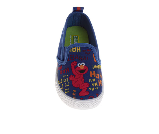 Josmo Sesame Street Boys/Girls Elmo Shoes Slip On Sneaker Toddler Indoor Outdoor Bottom Toddler Size 5 To 10