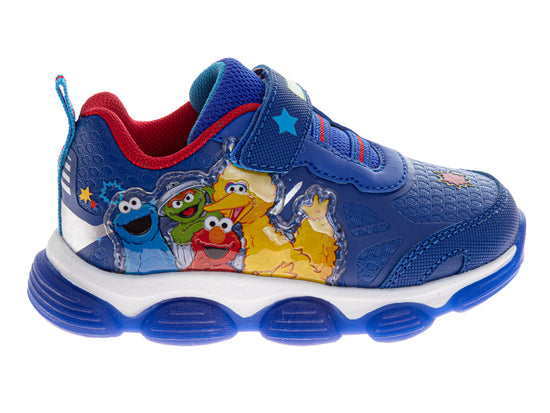 Josmo Sesame Street Elmo Big Bird Abby Cookie And Oscar Sneakers. (Toddler/Little Kids)