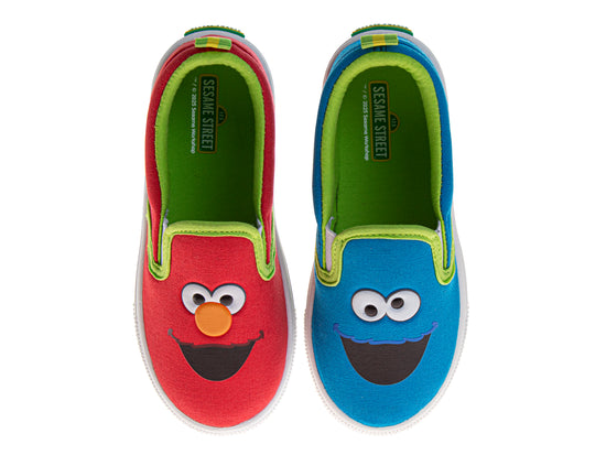 josmo Sesame Street Elmo Shoes Slip On Sneaker for Kids Indoor Outdoor Bottom Toddler Size 5 to 11