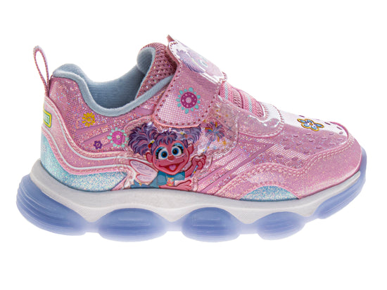 Josmo Sesame Street Girls' Abby Caddaby Sneakers. (Toddler/Little Kids)