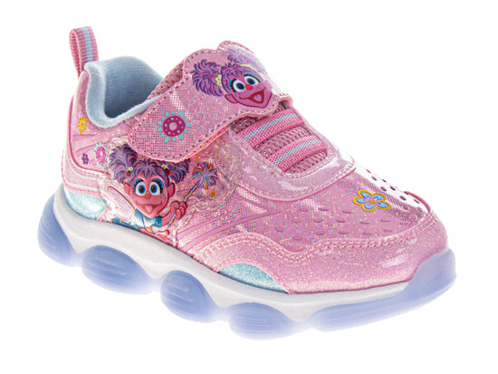josmo Sesame Street Girls' Abby Caddaby Sneakers. (Toddler/Little Kids)