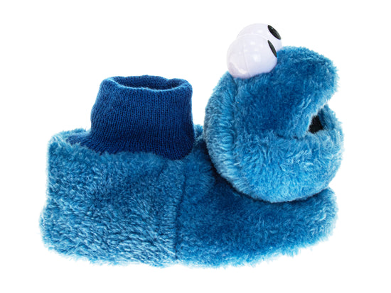 Josmo Sesame Street Happy Cookie Monster Dual Sizes Boys Slippers (Toddlers)