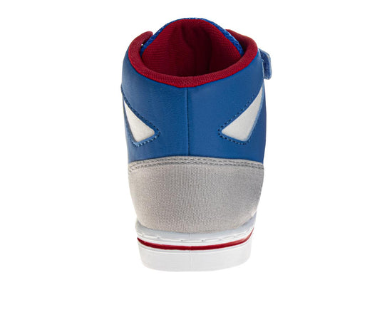 Josmo Sonic The Hedgehog Boys' Hook And Loop Hi-Top Canvas Sneakers
