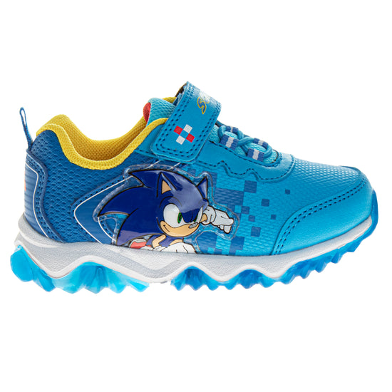 Josmo Sonic The Hedgehog Boys' Light Up Sneakers (Toddler)