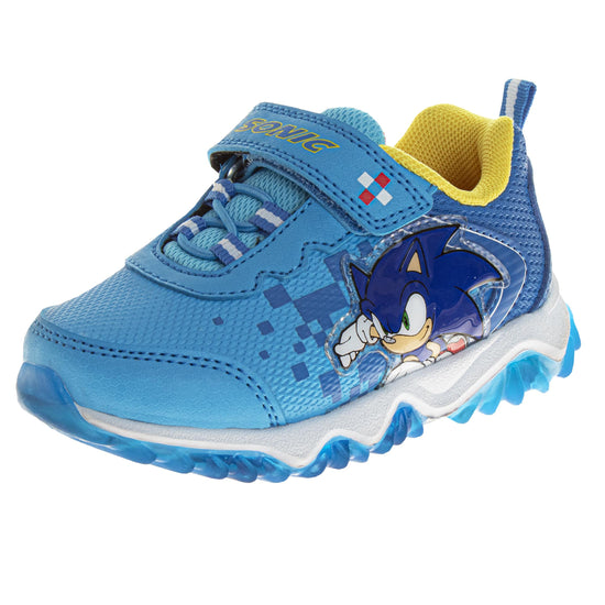 josmo Sonic the Hedgehog Boys' Light Up Sneakers (Toddler)