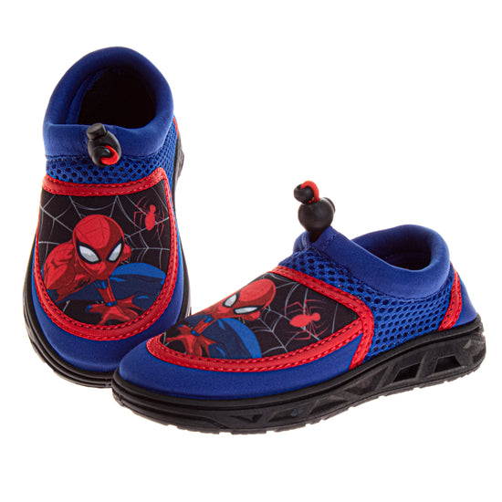 josmo Spider-Man Boys' Dual Sizes Water Shoes (Toddlers)