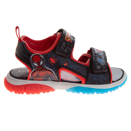 Josmo Spider-Man Boys' Open Toe Sport Sandals (Toddlers)