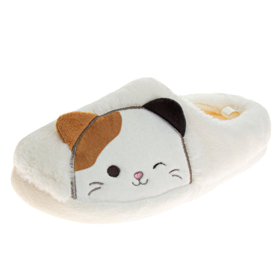 josmo Squishmallows Cameron the Cat Girls' House Slippers Plushy and Comfy