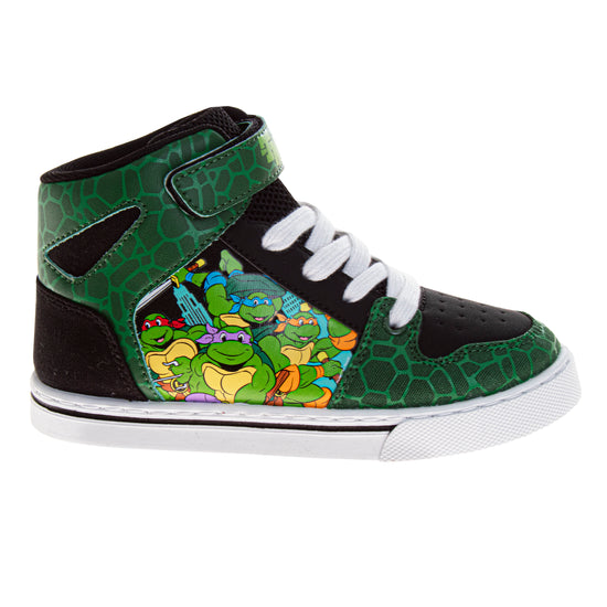 Josmo Teenage Mutant Ninja Turtles Boys' Vintage High Top Sneakers