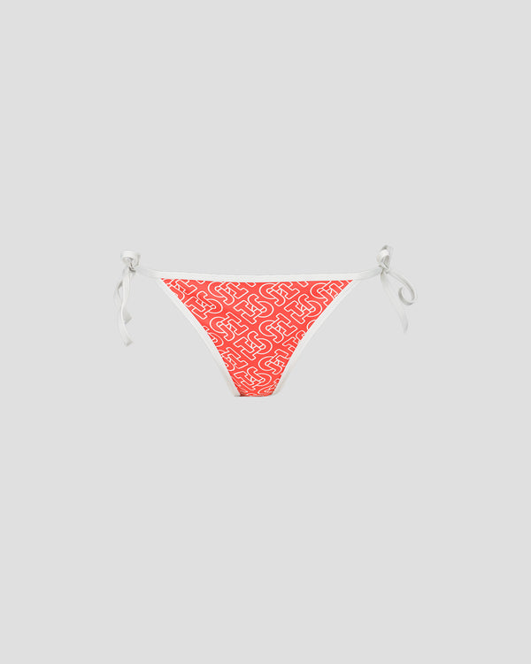 Jott Bas De Maillot De Bain Brésilien Mono Rouge Feu Maddie Monogram Bottom