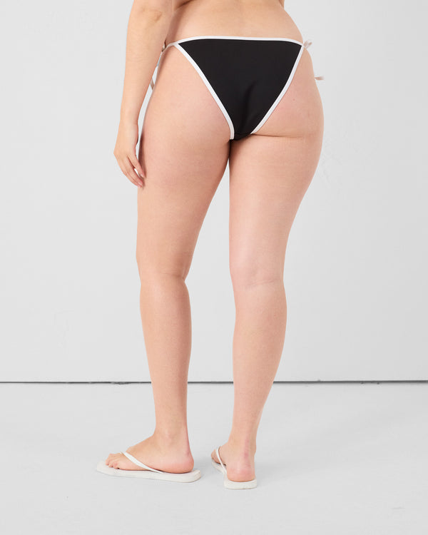 Jott Bas De Maillot De Bain Brésilien Noir/blanc Maddie Bottom