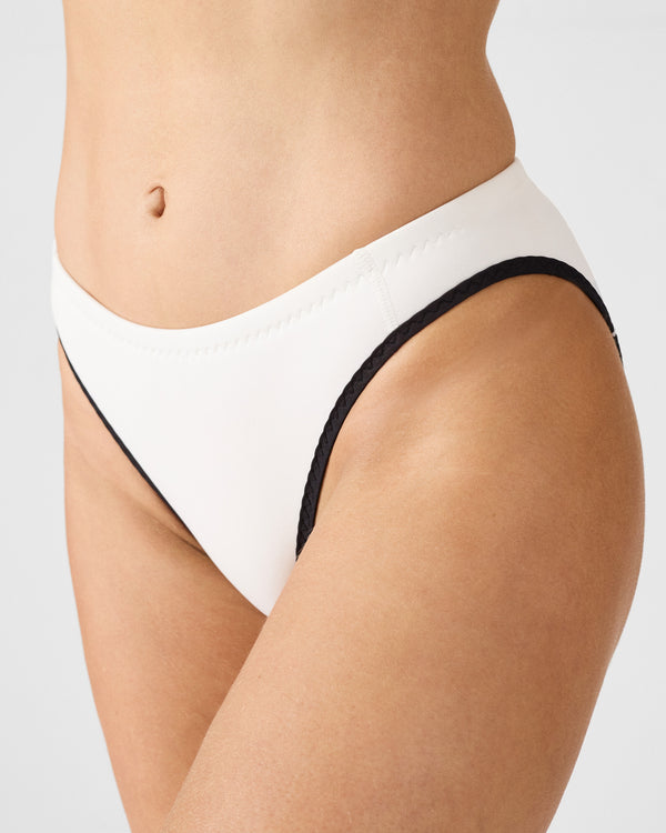 Jott Bas De Maillot De Bain En Néoprène Blanc Jisoo Bottom