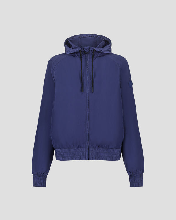 Jott Blouson Coupe-vent Léger à Capuche Bleu Mystique Alize