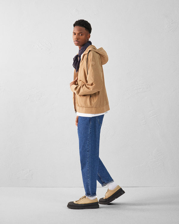 Jott Blouson Coupe-vent Léger à Capuche Fauve Storm