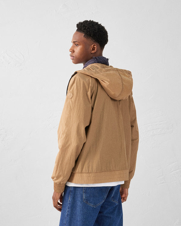 Jott Blouson Coupe-vent Léger à Capuche Fauve Storm