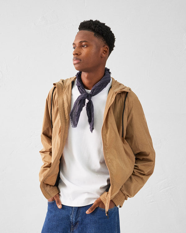 jott Blouson coupe-vent léger à capuche Fauve Storm