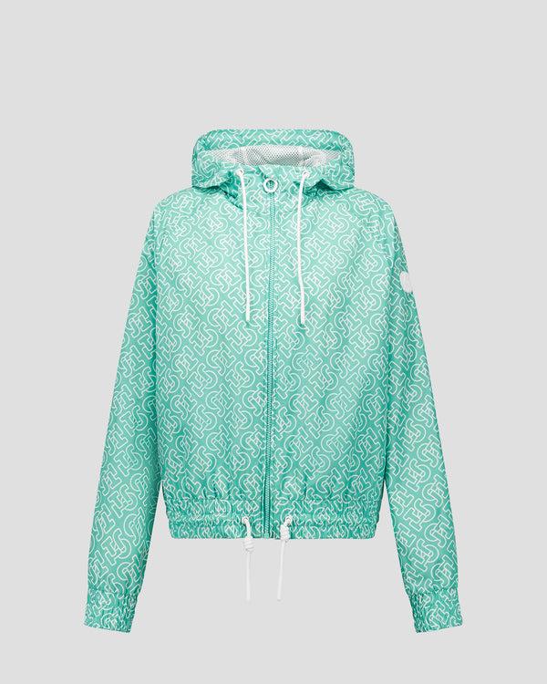 Jott Blouson Coupe-vent Léger à Capuche Mono Lagon Alize Monogram