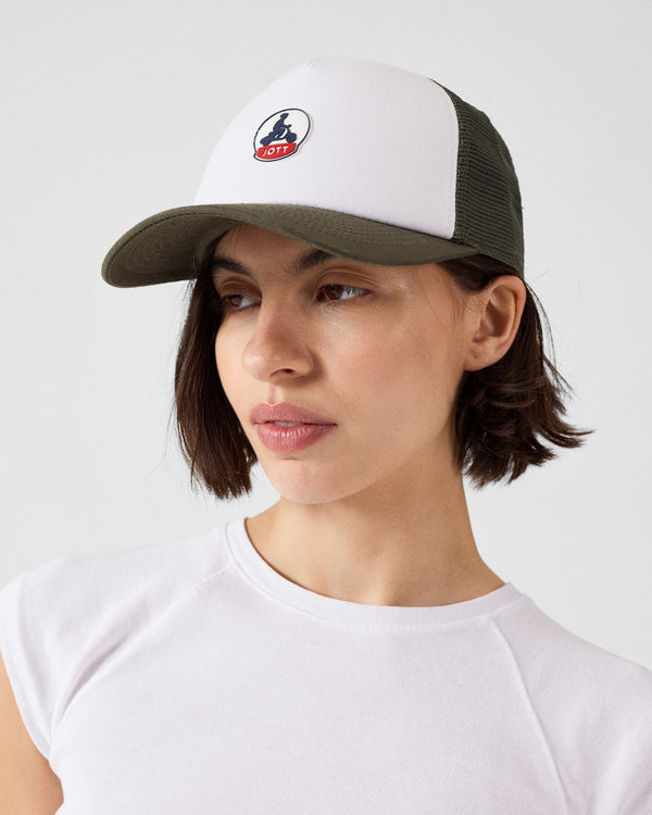 Jott Casquette Bicolore à Filet Army/Blanc/Army Sail 2.0