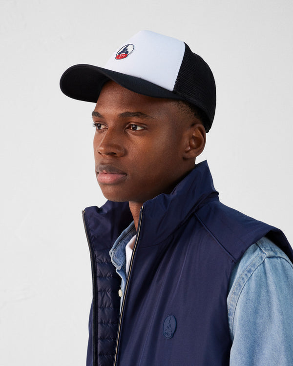 jott Casquette bicolore à filet Noir/Blanc/Noir Sail 2.0