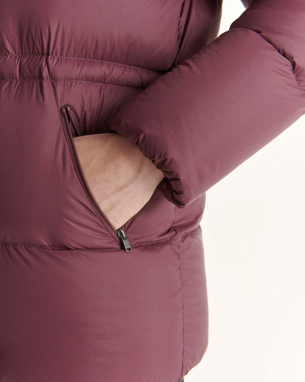 Jott Doudoune à Capuche Grand Froid Aubergine Luxe 2.0